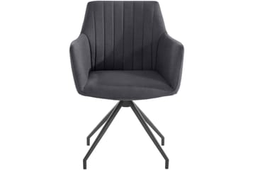 Orielah Karmstol - Antracit - Möbler - Fåtölj & stolar - Matstol & köksstol