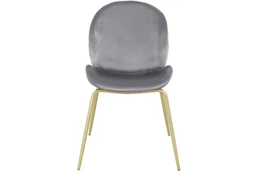 Ottine Matstol - Grå/Mässing - Möbler - Fåtölj & stolar - Matstol & köksstol