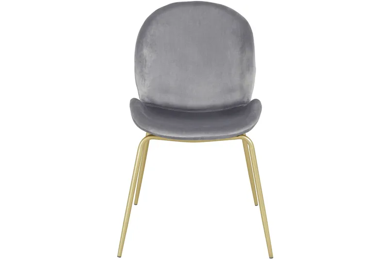 Ottine Matstol - Grå/Mässing - Möbler - Fåtölj & stolar - Matstol & köksstol