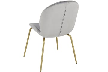 Ottine Matstol - Grå/Mässing - Möbler - Fåtölj & stolar - Matstol & köksstol