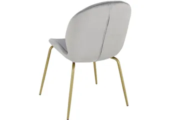 Ottine Matstol - Grå/Mässing - Möbler - Fåtölj & stolar - Matstol & köksstol