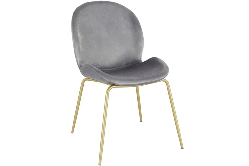Ottine Matstol - Grå/Mässing - Möbler - Fåtölj & stolar - Matstol & köksstol
