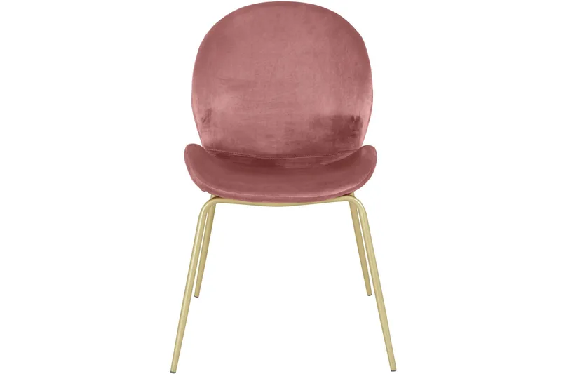 Ottine Matstol - Rosa/Mässing - Möbler - Fåtölj & stolar - Matstol & köksstol