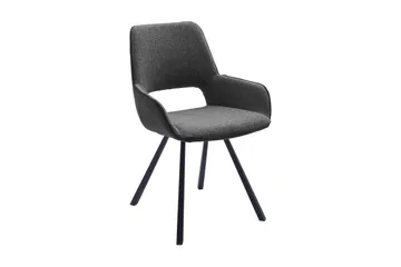 Paran Matstol 4 Ben Svängbar - Grå - Möbler - Fåtölj & stolar - Matstol & köksstol