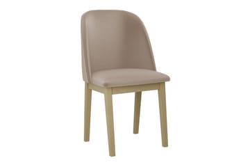 Patrickswell Klädd Matstol med Träben - Natur|Beige - Möbler - Fåtölj & stolar - Matstol & köksstol