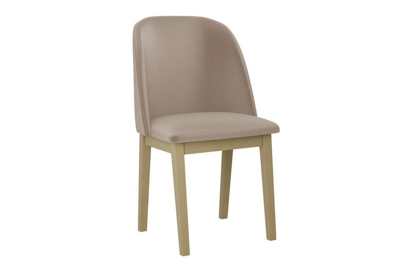 Patrickswell Klädd Matstol med Träben, Natur|Beige