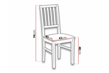 Patrickswell Matstol Black/Brown - Möbler - Fåtölj & stolar - Matstol & köksstol