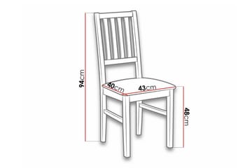 Patrickswell Matstol Black/White - Möbler - Fåtölj & stolar - Matstol & köksstol