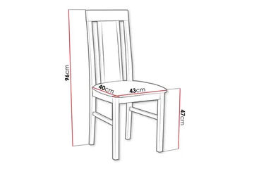 Patrickswell Matstol - Svart - Möbler - Fåtölj & stolar - Matstol & köksstol