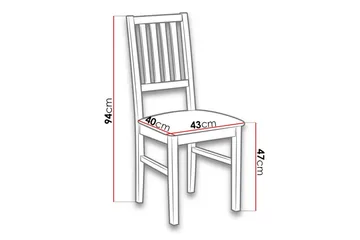 Patrickswell Matstol - Svart - Möbler - Fåtölj & stolar - Matstol & köksstol