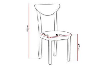 Patrickswell Matstol - Svart - Möbler - Fåtölj & stolar - Matstol & köksstol