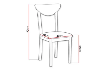 Patrickswell Matstol - Svart - Möbler - Fåtölj & stolar - Matstol & köksstol