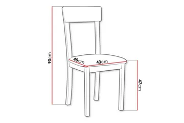 Patrickswell Matstol - Svart - Möbler - Fåtölj & stolar - Matstol & köksstol