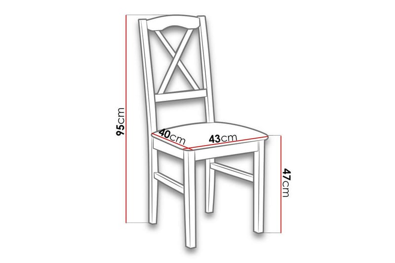 Patrickswell Matstol - Vit - Möbler - Fåtölj & stolar - Matstol & köksstol