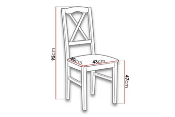 Patrickswell Matstol - Vit - Möbler - Fåtölj & stolar - Matstol & köksstol