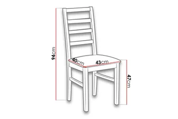 Patrickswell Matstol - Vit - Möbler - Fåtölj & stolar - Matstol & köksstol