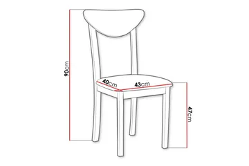 Patrickswell Matstol - Vit - Möbler - Fåtölj & stolar - Matstol & köksstol