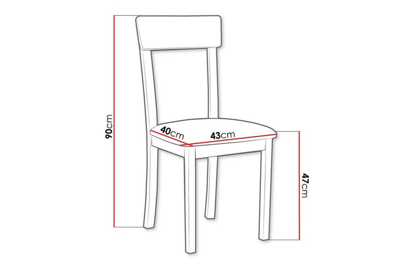 Patrickswell Matstol - Vit - Möbler - Fåtölj & stolar - Matstol & köksstol