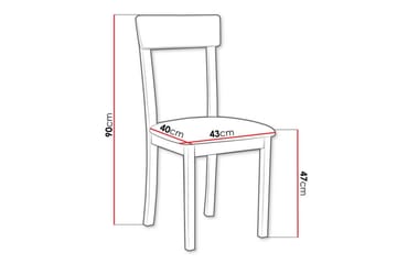 Patrickswell Matstol - Vit - Möbler - Fåtölj & stolar - Matstol & köksstol