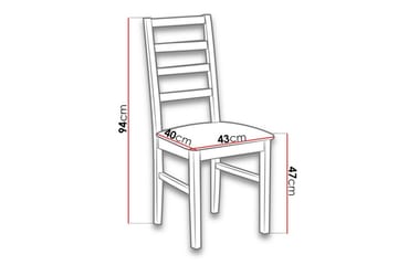 Patrickswell Matstol - Vit - Möbler - Fåtölj & stolar - Matstol & köksstol