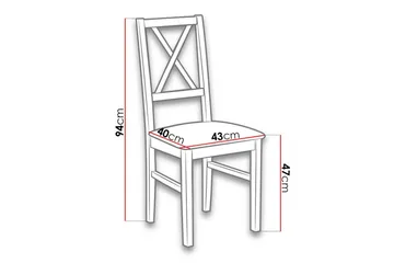 Patrickswell Matstol - Vit - Möbler - Fåtölj & stolar - Matstol & köksstol