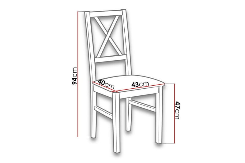 Patrickswell Matstol - Vit - Möbler - Fåtölj & stolar - Matstol & köksstol
