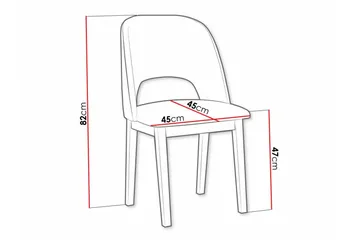 Patrickswell Matstol - Vit - Möbler - Fåtölj & stolar - Matstol & köksstol
