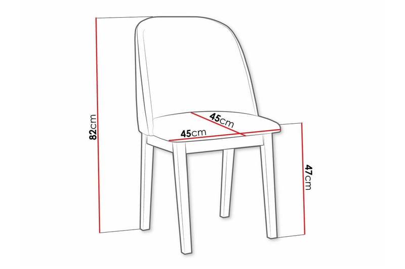 Patrickswell Matstol - Vit - Möbler - Fåtölj & stolar - Matstol & köksstol