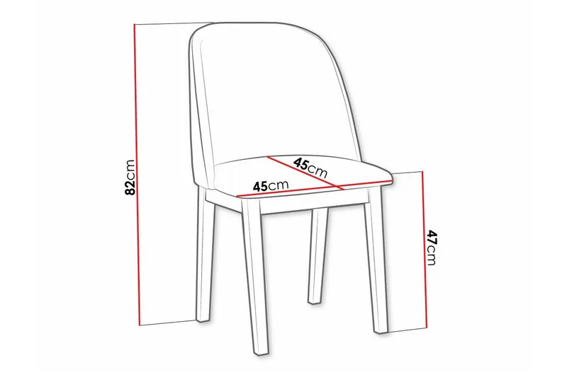 Patrickswell Matstol - Vit - Möbler - Fåtölj & stolar - Matstol & köksstol