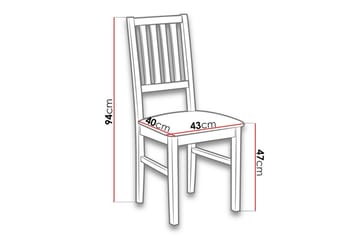 Patrickswell Matstol - Vit - Möbler - Fåtölj & stolar - Matstol & köksstol