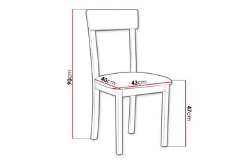 Patrickswell Matstol - Vit - Möbler - Fåtölj & stolar - Matstol & köksstol