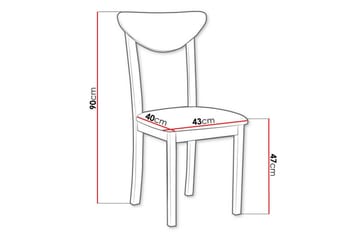 Patrickswell Matstol - Vit - Möbler - Fåtölj & stolar - Matstol & köksstol