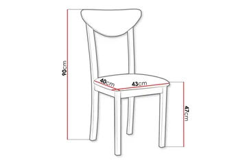 Patrickswell Matstol - Vit - Möbler - Fåtölj & stolar - Matstol & köksstol