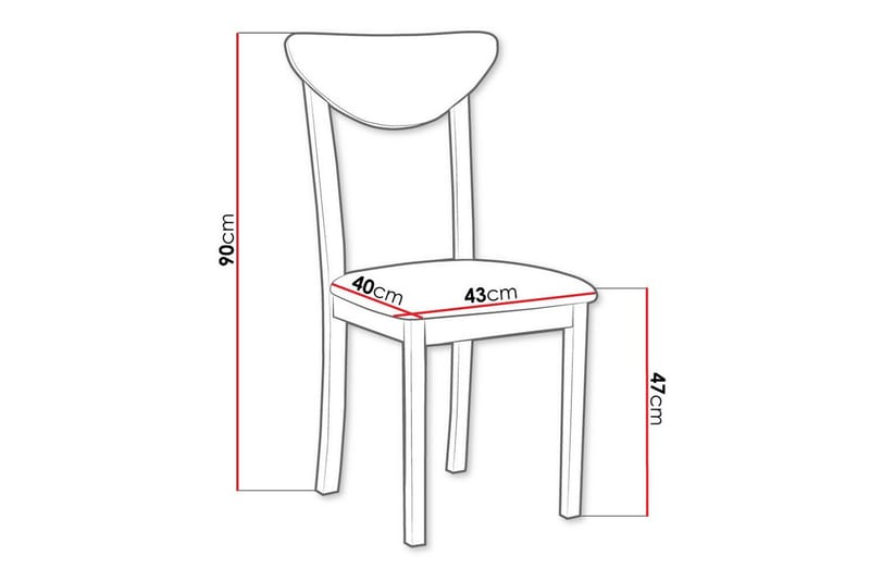 Patrickswell Matstol - Vit - Möbler - Fåtölj & stolar - Matstol & köksstol