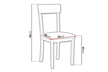 Patrickswell Matstol - Vit - Möbler - Fåtölj & stolar - Matstol & köksstol