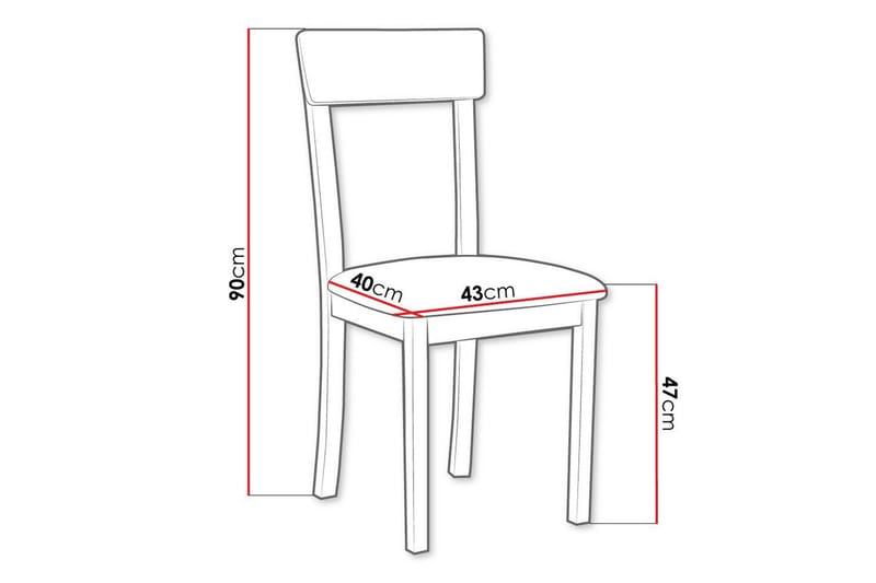 Patrickswell Matstol - Vit - Möbler - Fåtölj & stolar - Matstol & köksstol