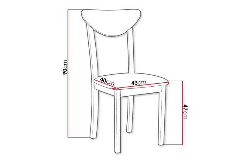 Patrickswell Matstol - Vit - Möbler - Fåtölj & stolar - Matstol & köksstol