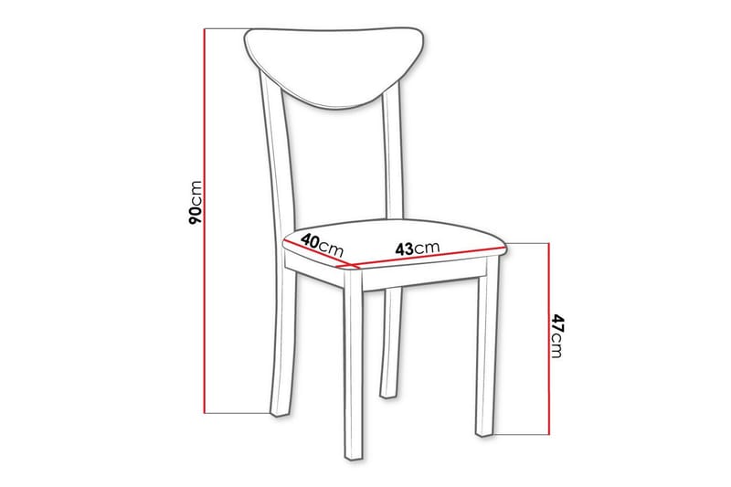 Patrickswell Matstol - Vit - Möbler - Fåtölj & stolar - Matstol & köksstol