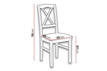 Patrickswell Matstol - Vit - Möbler - Fåtölj & stolar - Matstol & köksstol
