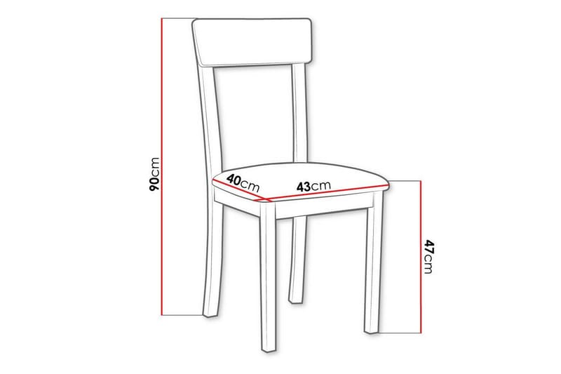 Patrickswell Matstol - Vit - Möbler - Fåtölj & stolar - Matstol & köksstol