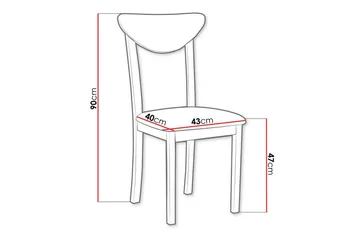 Patrickswell Matstol - Vit - Möbler - Fåtölj & stolar - Matstol & köksstol