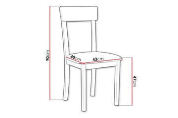 Patrickswell Matstol - Vit - Möbler - Fåtölj & stolar - Matstol & köksstol