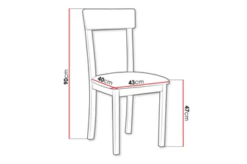 Patrickswell Matstol - Vit - Möbler - Fåtölj & stolar - Matstol & köksstol