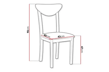 Patrickswell Matstol - Vit - Möbler - Fåtölj & stolar - Matstol & köksstol