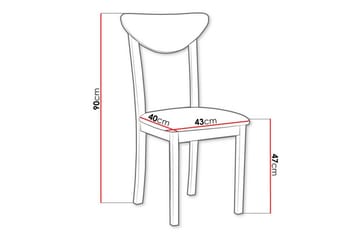 Patrickswell Matstol - Vit - Möbler - Fåtölj & stolar - Matstol & köksstol