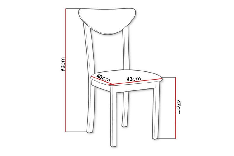 Patrickswell Matstol - Vit - Möbler - Fåtölj & stolar - Matstol & köksstol