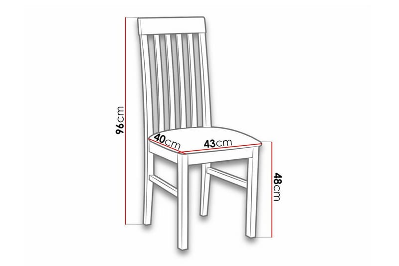 Patrickswell Matstol White/Black - Möbler - Fåtölj & stolar - Matstol & köksstol