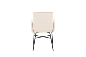 Petra Karmstol - Beige - Möbler - Fåtölj & stolar - Matstol & köksstol