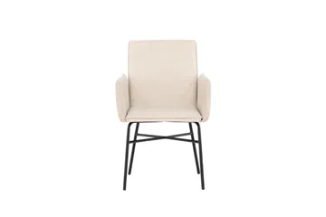 Petra Karmstol - Beige - Möbler - Fåtölj & stolar - Matstol & köksstol
