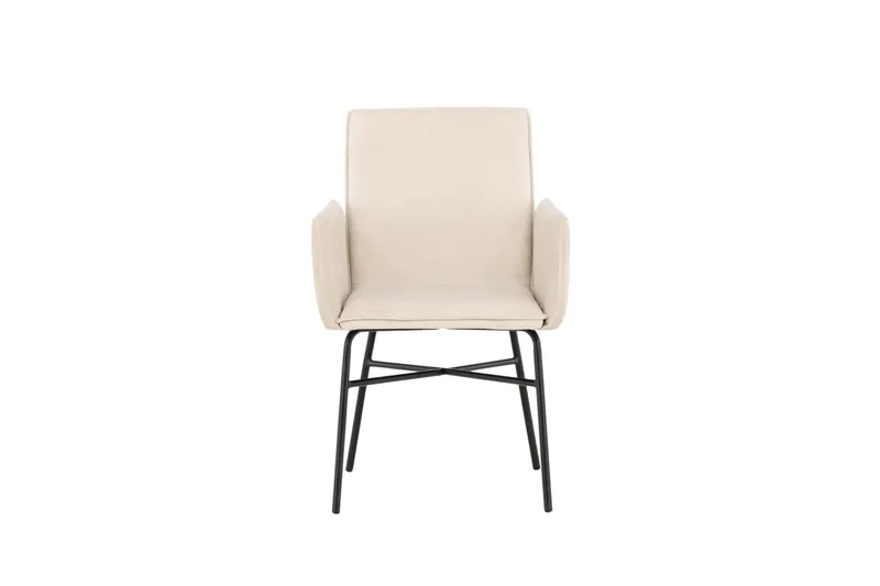 Petra Karmstol - Beige - Möbler - Fåtölj & stolar - Matstol & köksstol